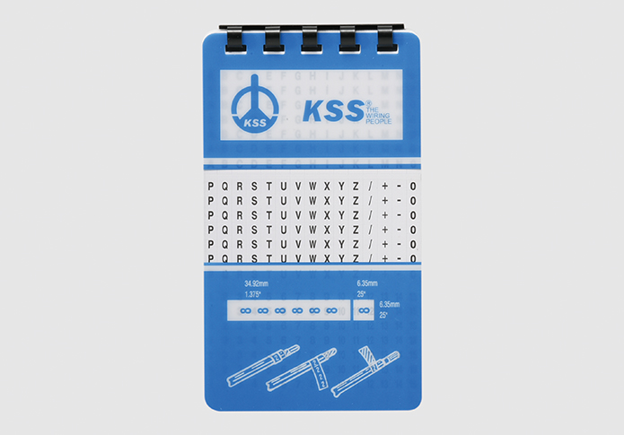 KSS WMB-2 粘着性配线标志 产品图片