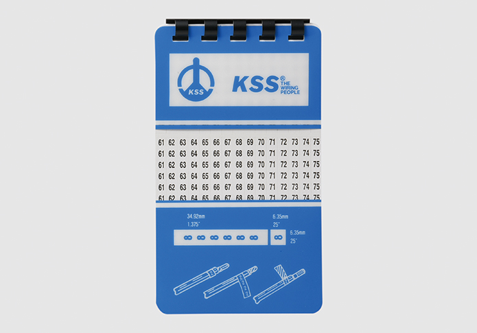 KSS WMB-4 粘着性配线标志 产品图片